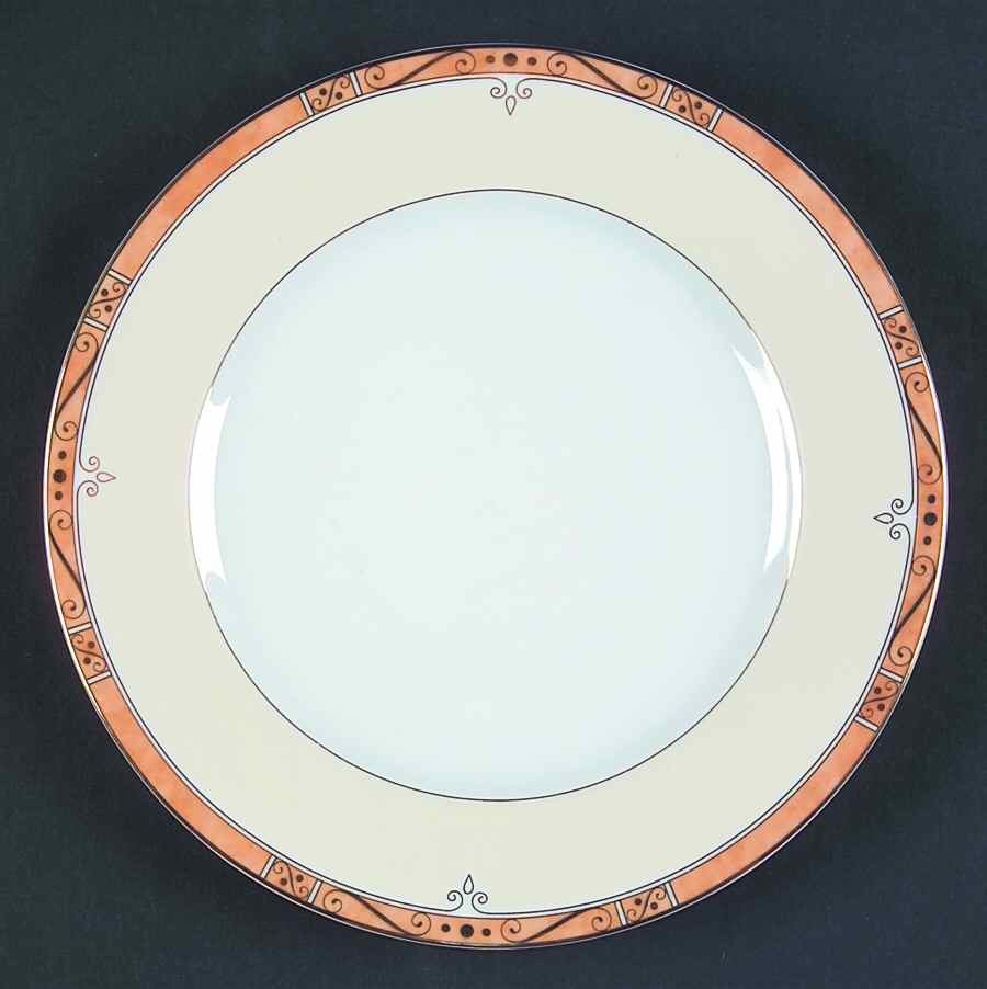 Scala Peach Dessert/Pie Plate by Philippe Deshoulieres-1