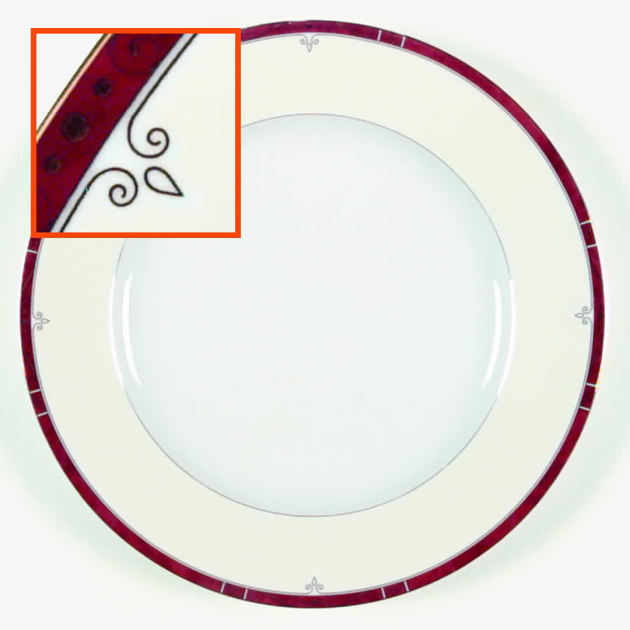 Scala Rubis Dinner Plate by Philippe Deshoulieres-1
