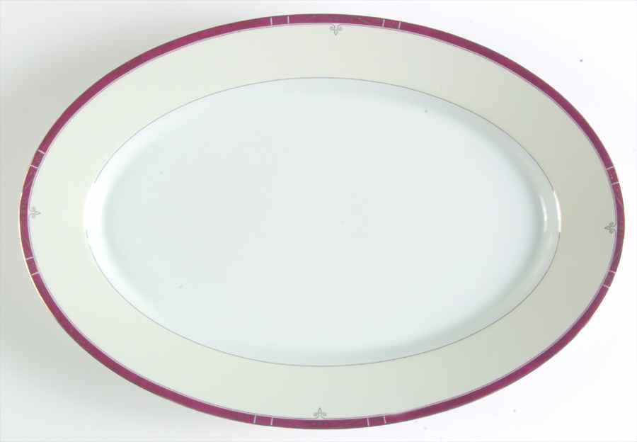 Scala Rubis 16" Oval Serving Platter by Philippe Deshoulieres-1