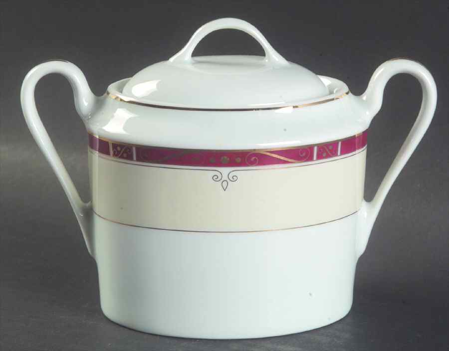Scala Rubis Sugar Bowl & Lid by Philippe Deshoulieres-1