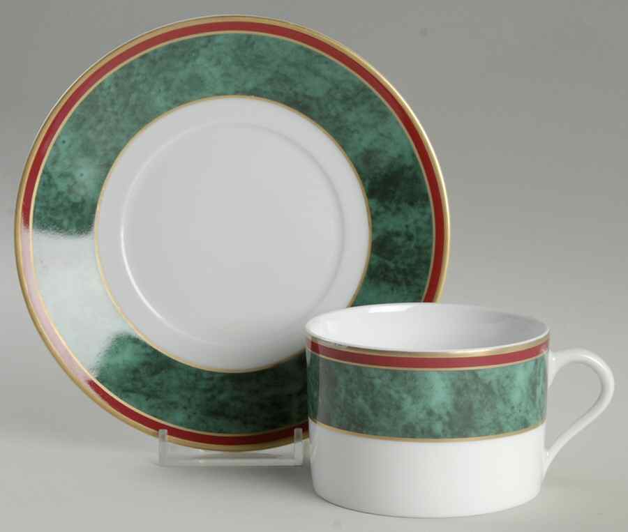 Tolede Flat Cup & Saucer Set by Philippe Deshoulieres-1