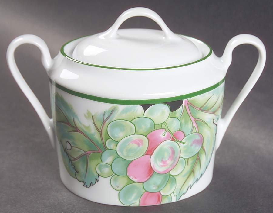 Vendanges Sugar Bowl & Lid by Philippe Deshoulieres-1