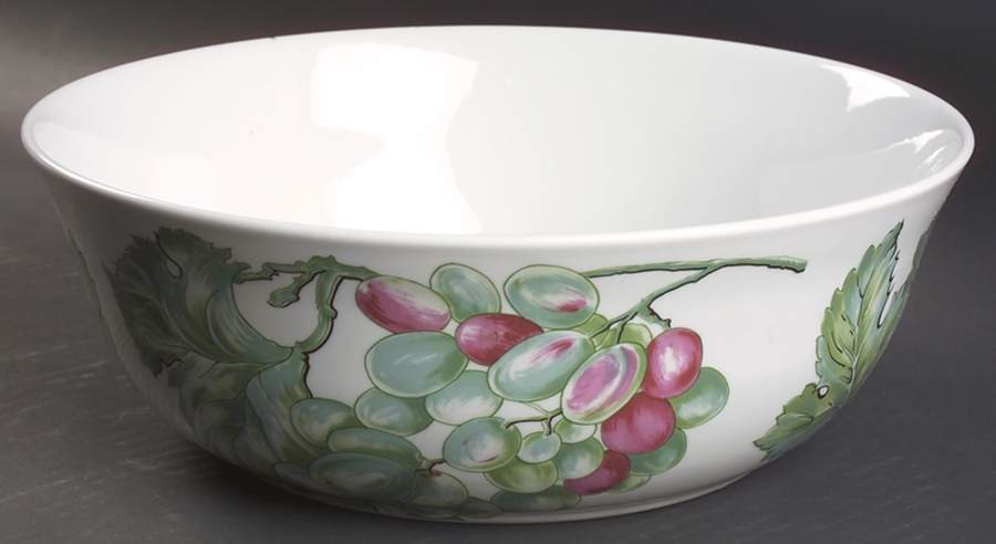 Vendanges 12" Large Salad Serving Bowl by Philippe Deshoulieres-1