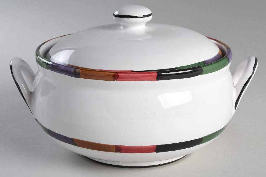 Circo Round Covered Vegetable by Deruta (Italy)-1