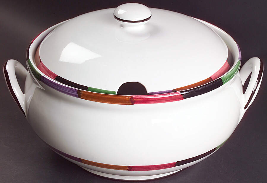 Circo Tureen &  Lid by Deruta (Italy)-1