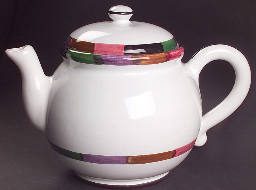 Circo Teapot & Lid by Deruta (Italy)-1