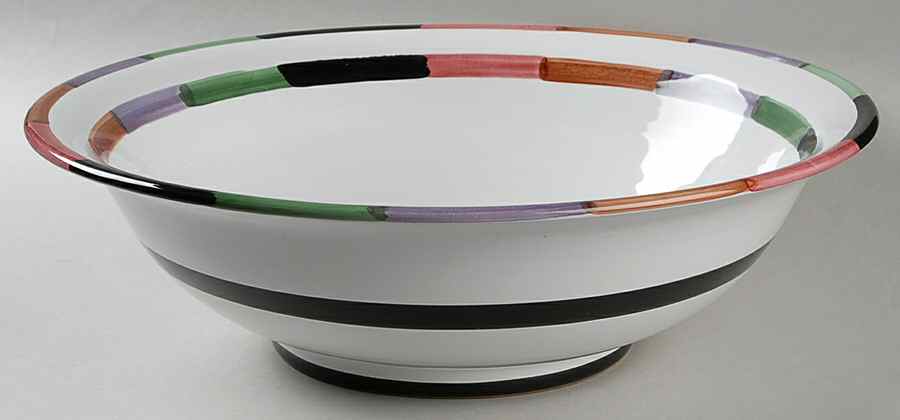 Circo 14" Round Serving Bowl by Deruta (Italy)-1