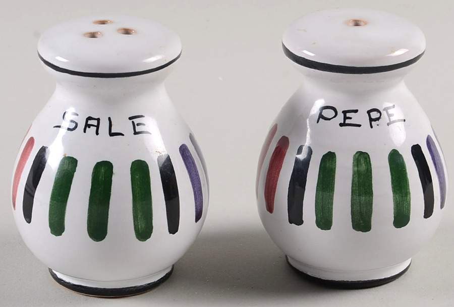 Circo Salt & Pepper Set by Deruta (Italy)-1