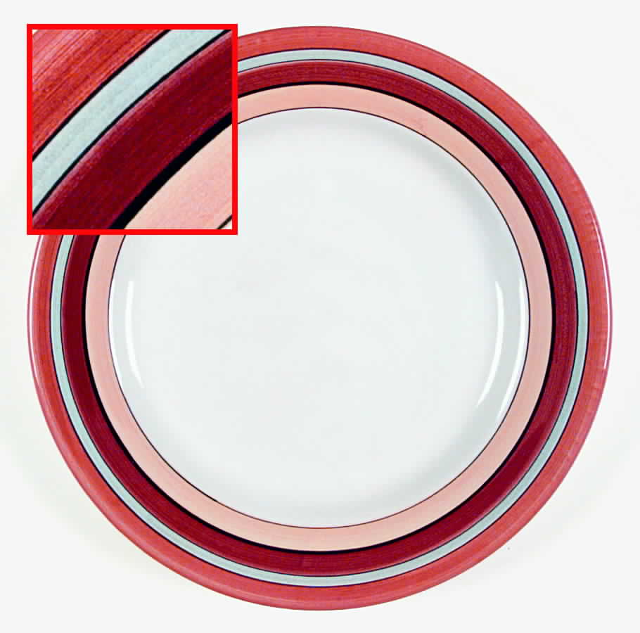 Classico Banded Dinner Plate by Deruta (Italy)-1