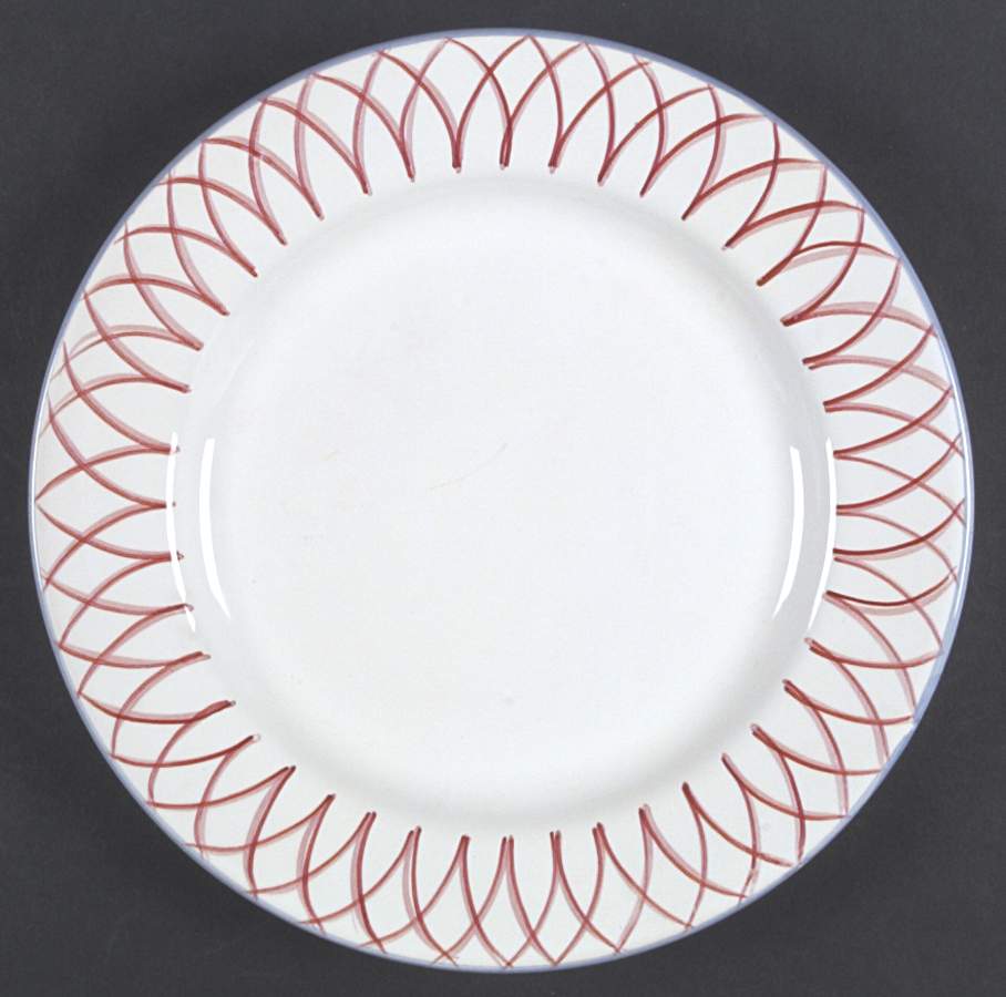 Cottage Rose Dinner Plate by Deruta (Italy)-1
