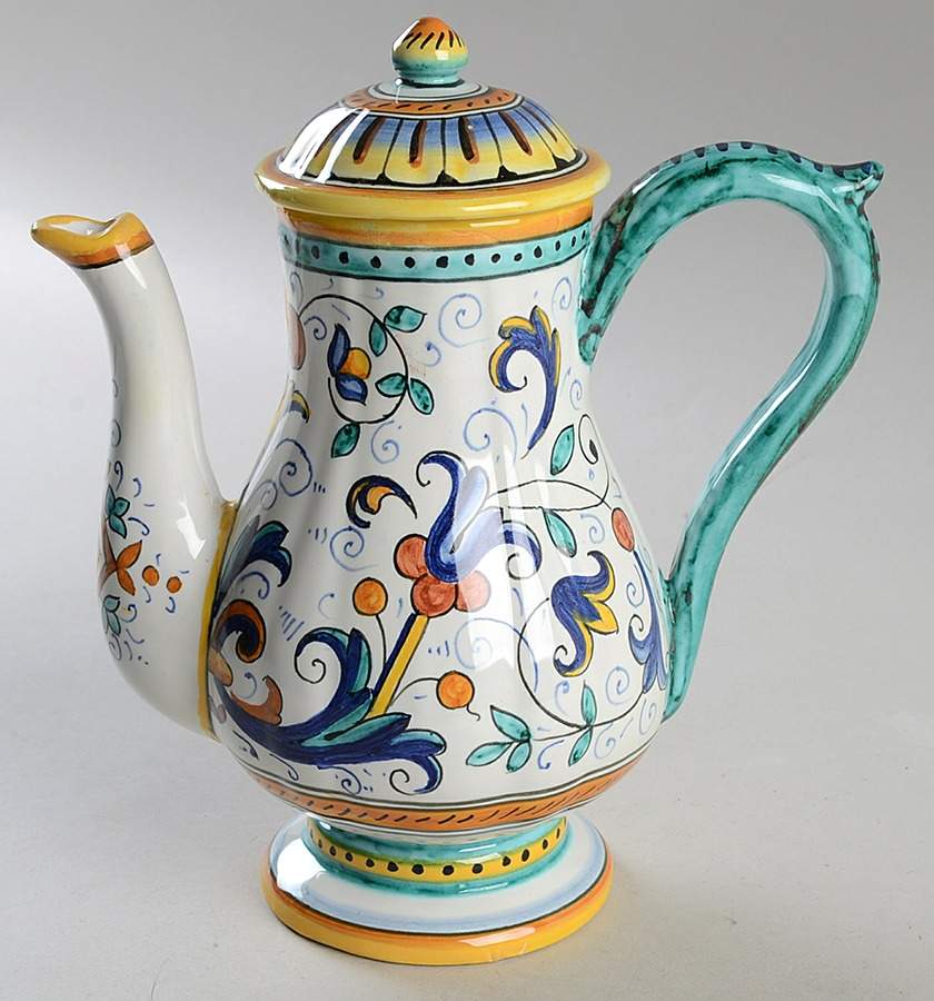 Deruta Mini Coffee Pot & Lid by Williams-Sonoma-1