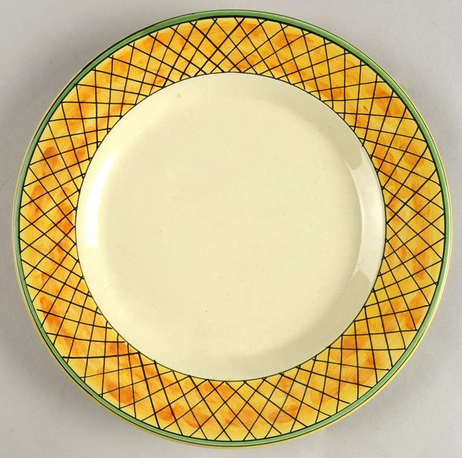 Rombi Salad Plate by Deruta (Italy)-1