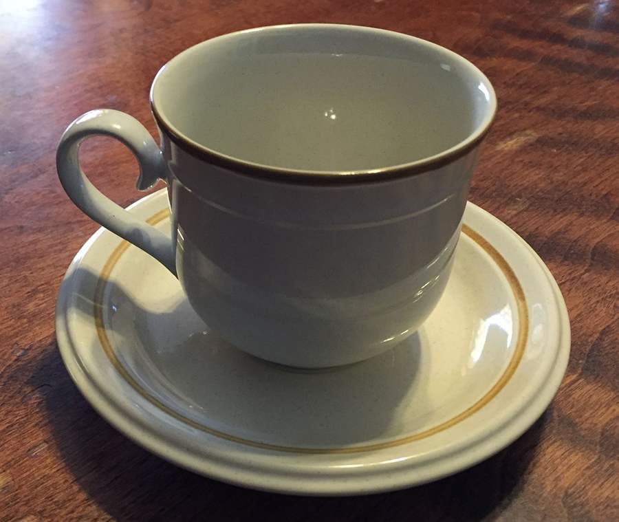 Elegance Flat Cup & Saucer Set by Deville-1