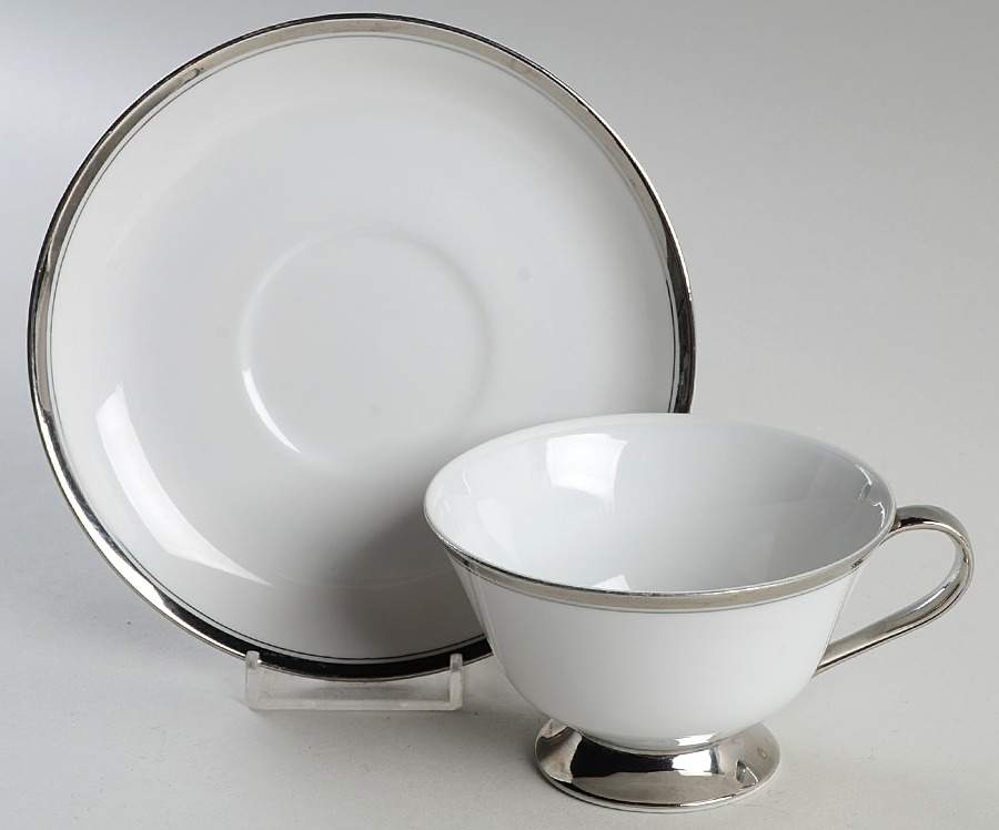Happiness Footed Cup & Saucer Set by Deville-1