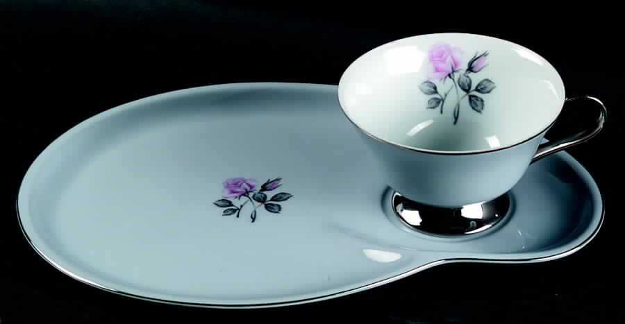 Rose Deville Snack Plate & Cup Set by Deville-1