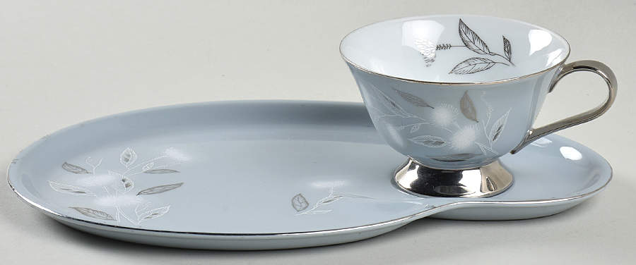 Sapphire Snack Plate & Cup Set by Deville-1