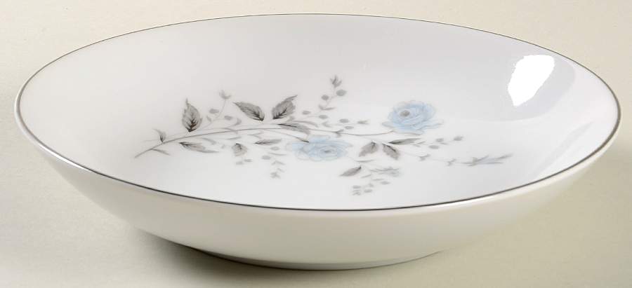 Blue Rose Coupe Soup Bowl by Diamond (Japan)-1