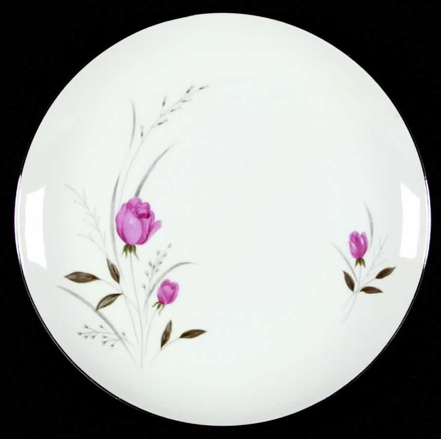 Sterling Rose Dinner Plate by Diamond (Japan)-1