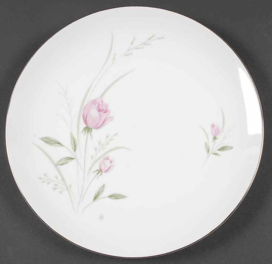 Sterling Rose Luncheon Plate by Diamond (Japan)-1