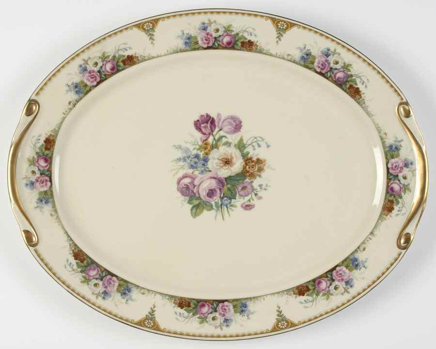 Valeria 16" Oval Serving Platter by Diana China-1