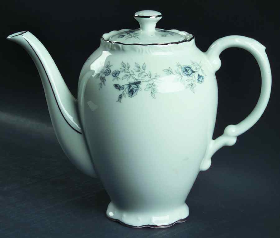 Baroque Bleu Coffee Pot & Lid by Daniele-1