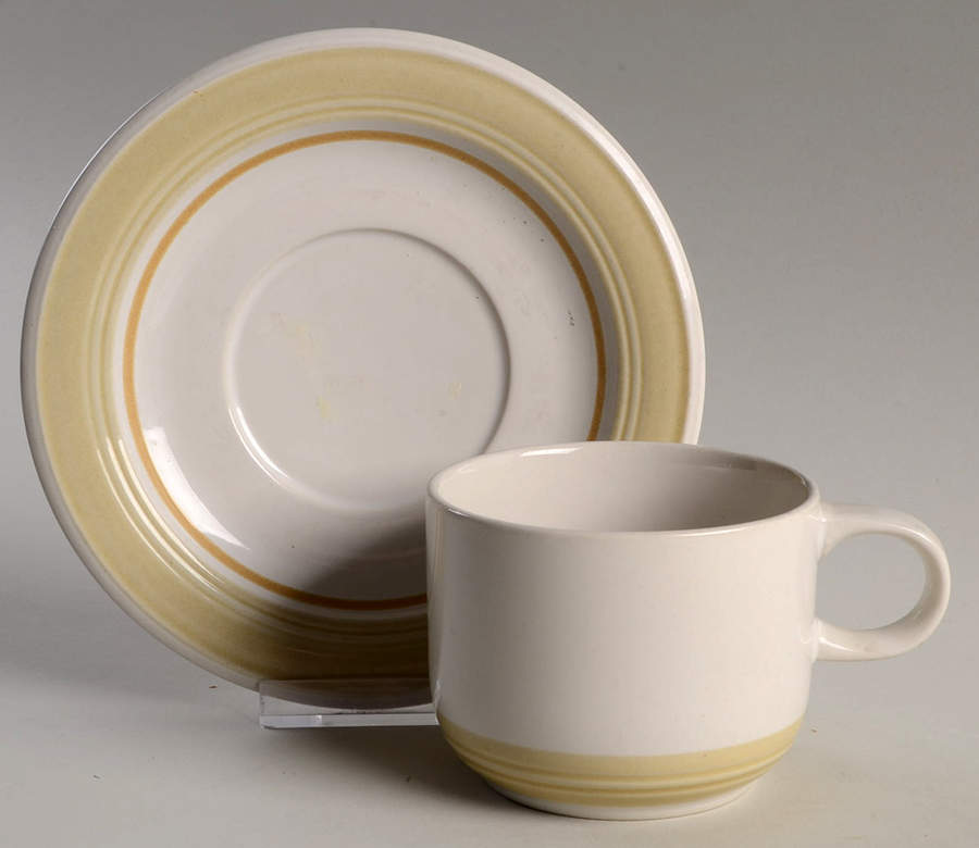 Country Day Flat Cup & Saucer Set by Daniele-1