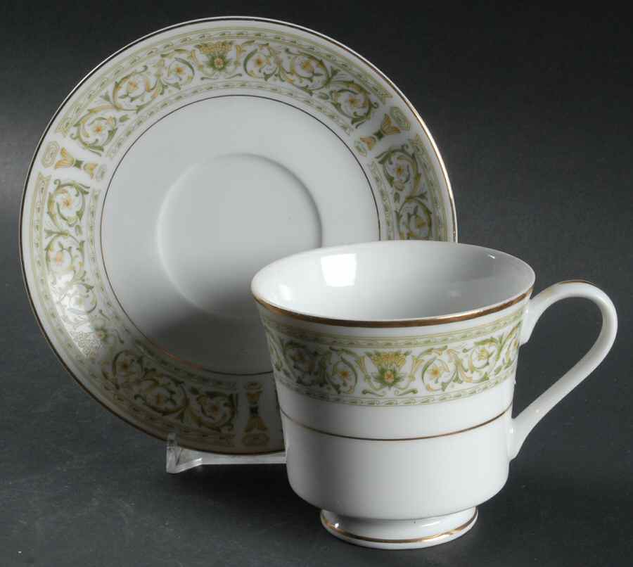 Felicity Footed Cup & Saucer Set by Daniele-1