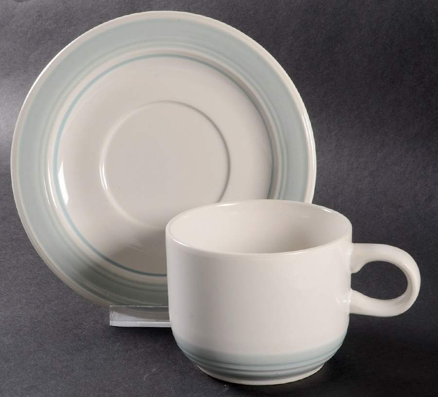 Riverside Flat Cup & Saucer Set by Daniele-1