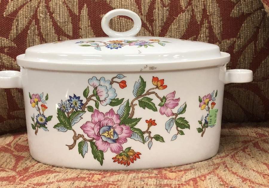 Le Jardin 2 Quart Oval Covered Casserole by Dolphin-1