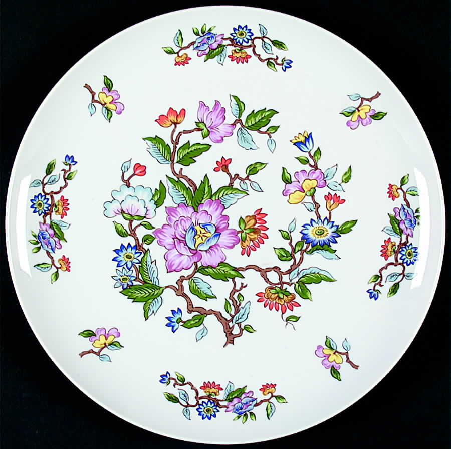 Le Jardin Dinner Plate by Dolphin-1