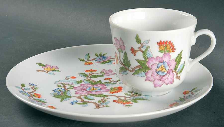 Le Jardin Snack Plate & Cup Set by Dolphin-1