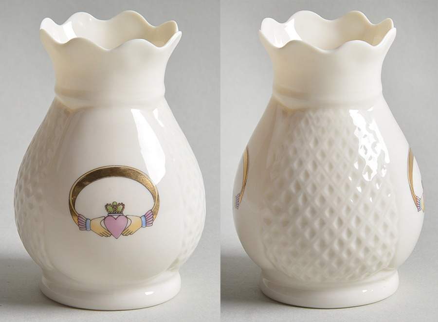 Claddagh 3" Bud Vase by Donegal Parian-1