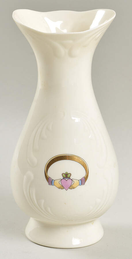 Claddagh 6" Vase by Donegal Parian-1