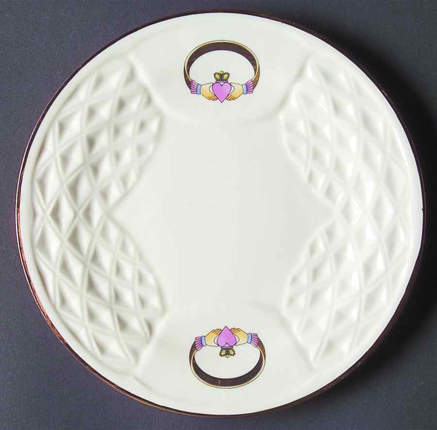 Claddagh Bread & Butter Plate by Donegal Parian-1