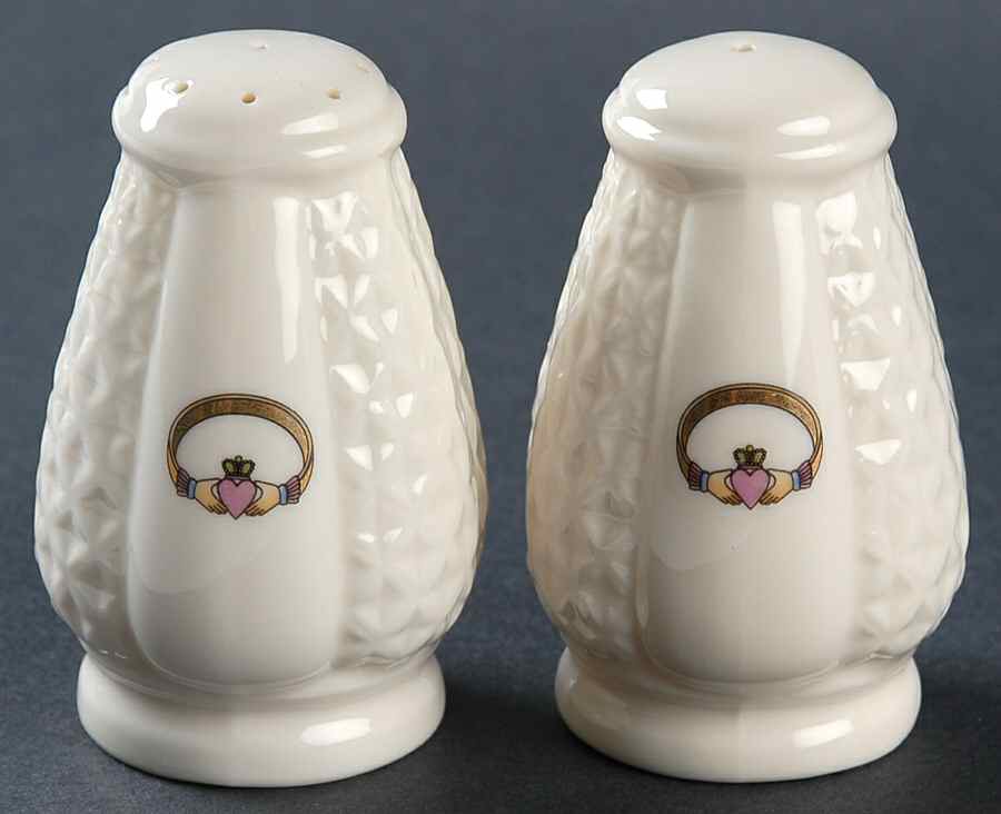Claddagh Salt & Pepper Set by Donegal Parian-1