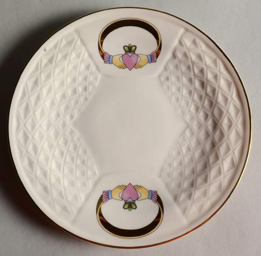 Claddagh Salad Plate by Donegal Parian-1
