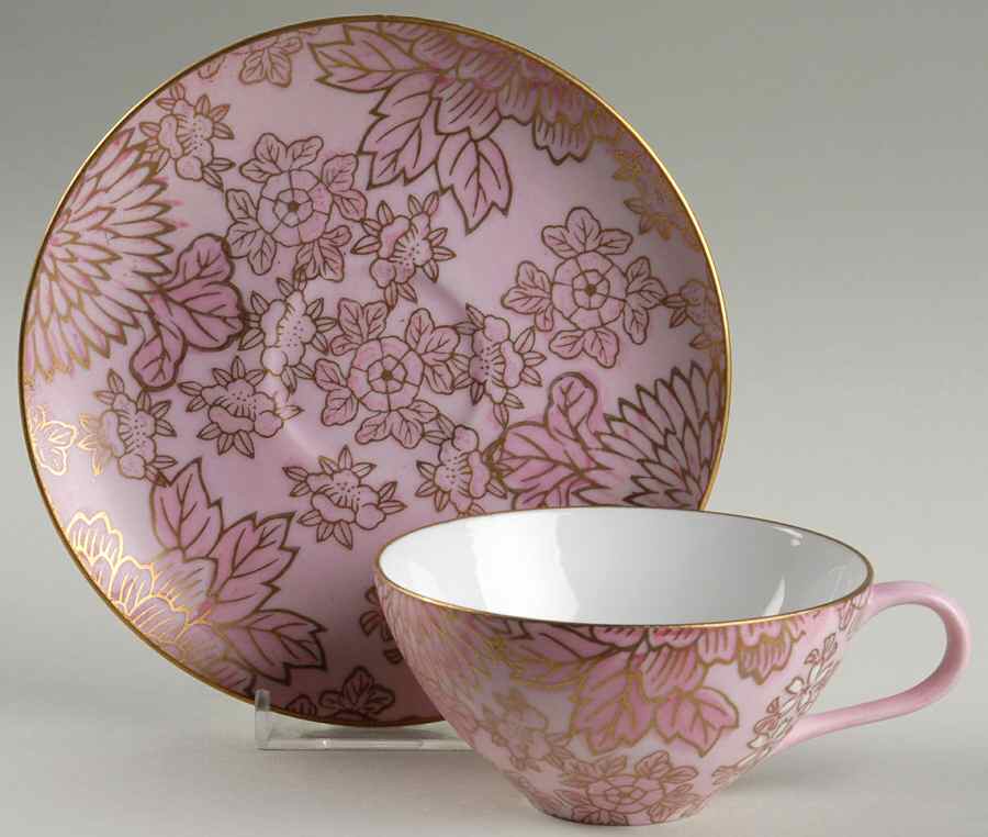 DOT3 Flat Cup & Saucer Set by Dorothy Thorpe-1