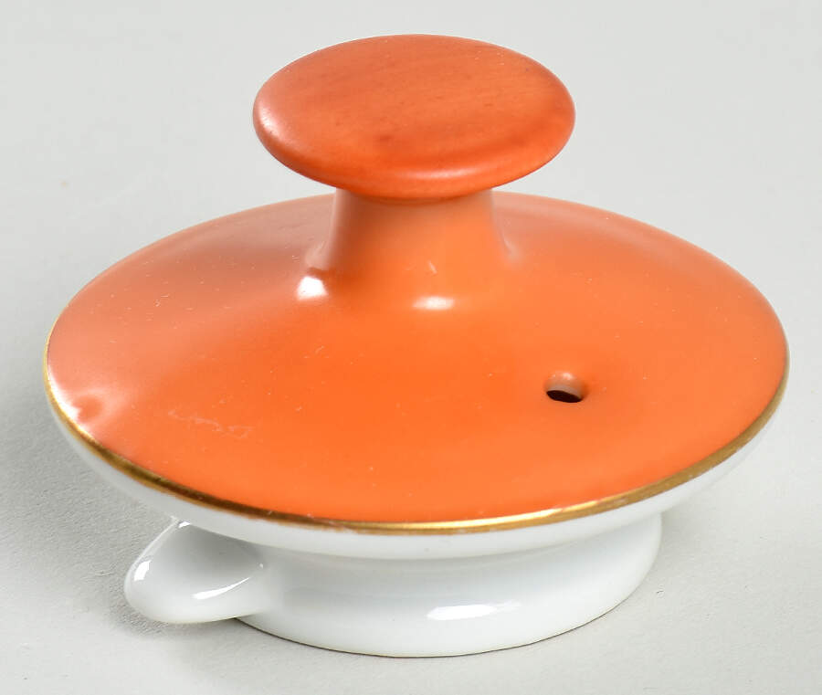 Persimmon Lid for Coffee Pot by Dorothy Thorpe-1