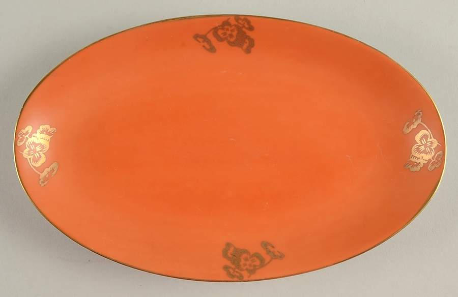 Persimmon Relish/Gravy Underplate by Dorothy Thorpe-1