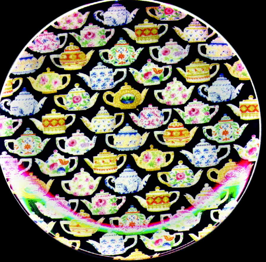 Tea Leaves Luncheon Plate by Department 56-1