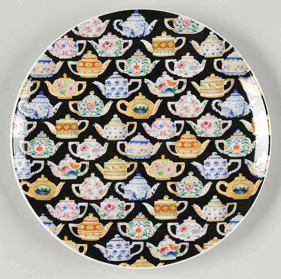 Tea Leaves Salad Plate by Department 56-1