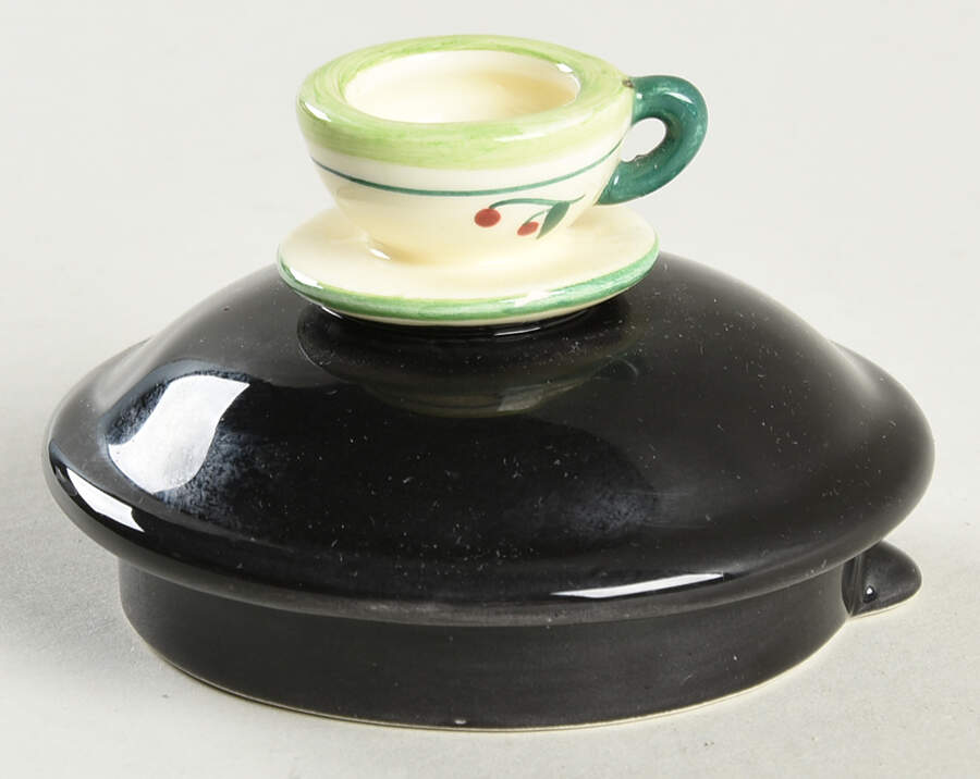 Tea Party Lid for Teapot by Department 56-1