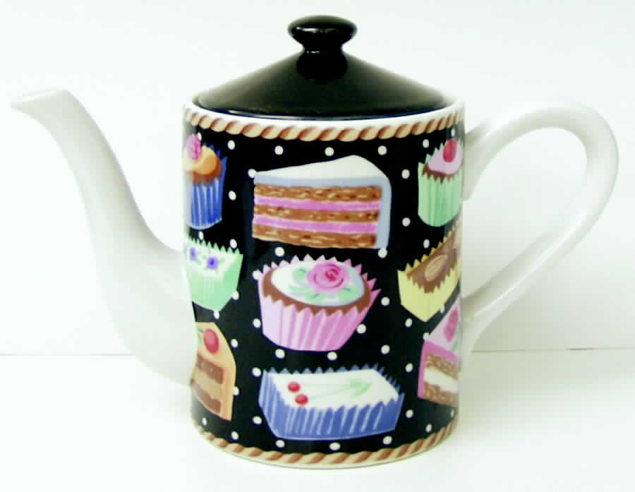Tea Party Coffee Pot & Lid by Department 56-1