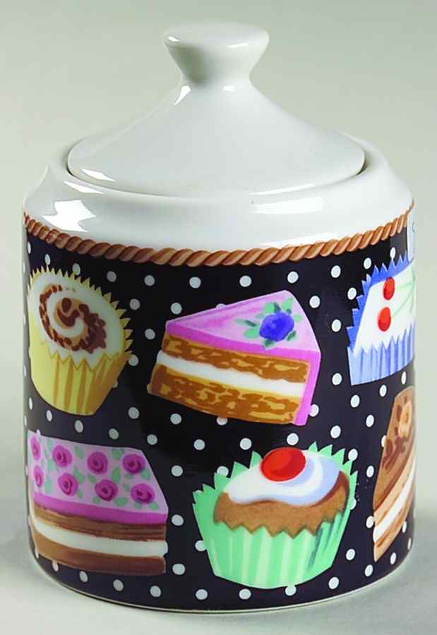 Tea Party Sugar Bowl & Lid by Department 56-1