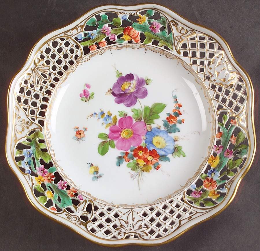 DRE3 Luncheon Plate by Dresden (German)-1