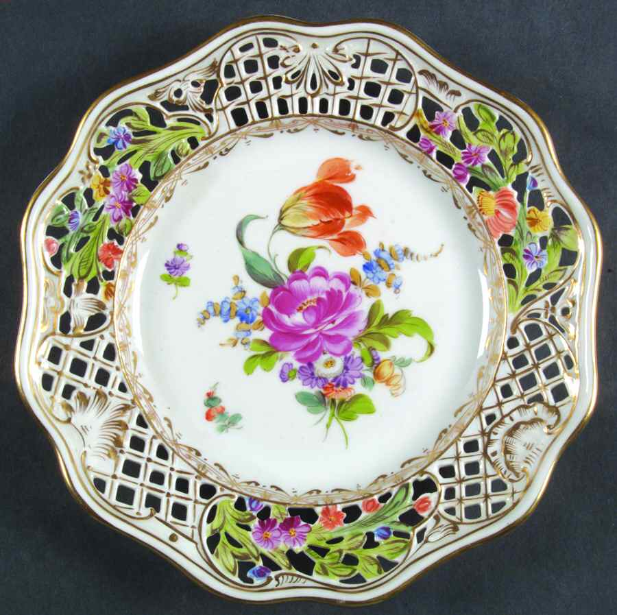 DRE3 Salad Plate by Dresden (German)-1