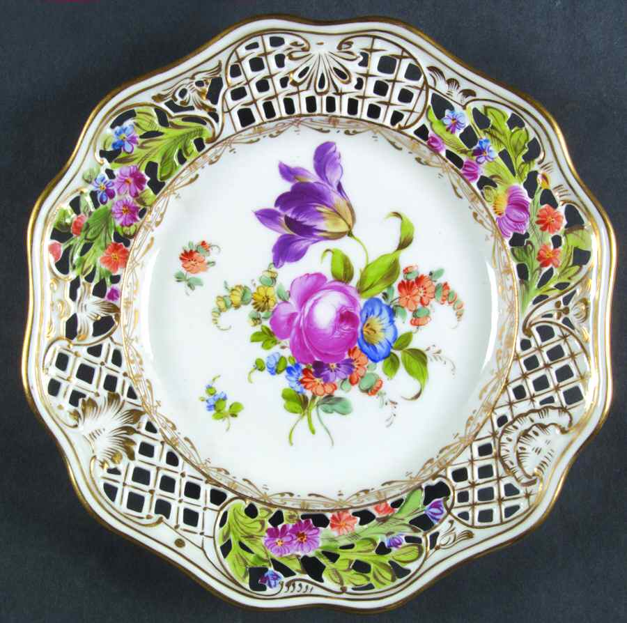 DRE3 Salad Plate by Dresden (German)-1