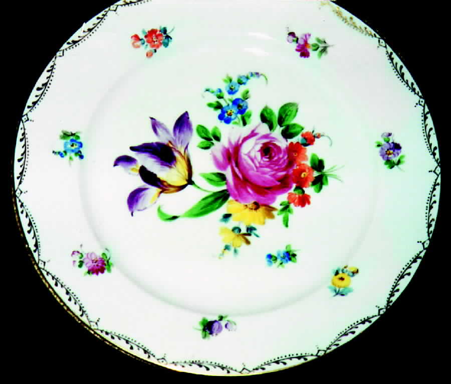 DRE7 Dinner Plate by Dresden (German)-1