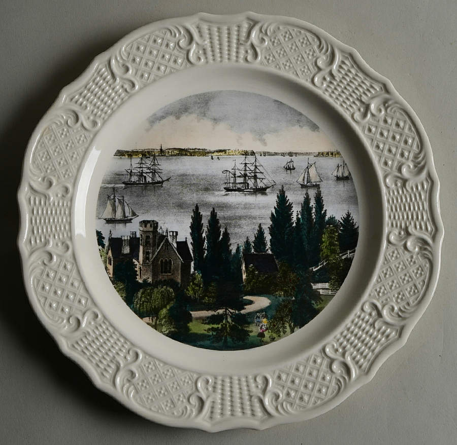 Currier & Ives Dinner Plate by Delano Studios-1