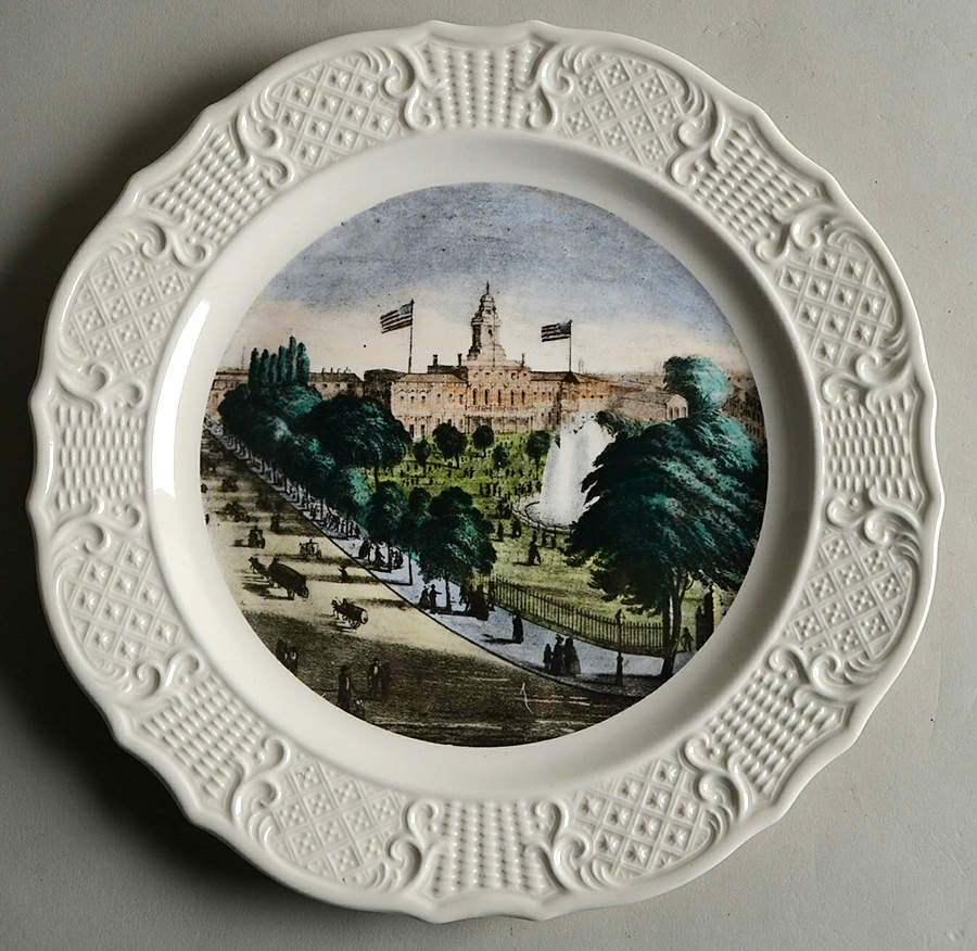 Currier & Ives Dinner Plate by Delano Studios-1